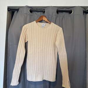 Calvin Klein Jeans Women's Mock-Neck Long-Sleeve Ribbed Sweater